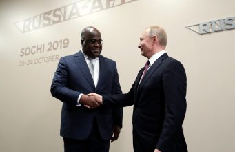 Félix-Antoine Tshisekedi s’est joint aux autres dirigeants africains ce mercredi 28 octobre pour un dîner officiel au Kremlin, organisé par le Président Vladimir Poutine